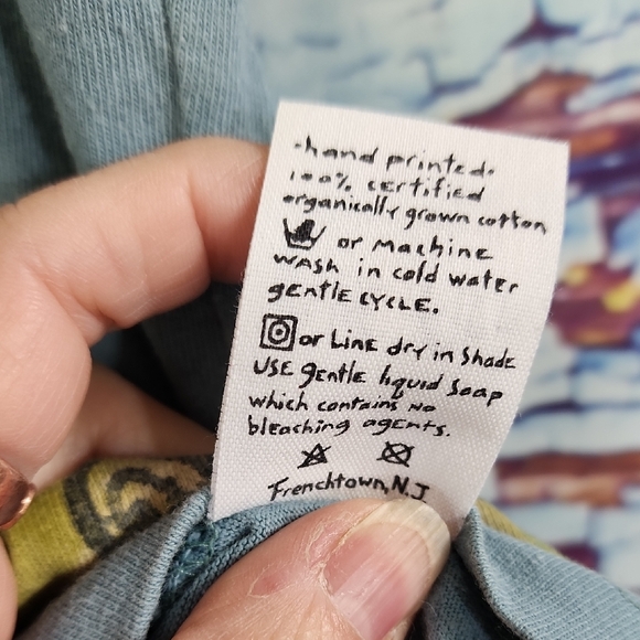 Blue Fish Dreamy Text Graphic Tee in Sky Blue - Picture 6 of 7